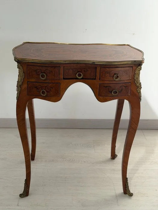 Writing desk - Wood, Alloy - Louis XV style