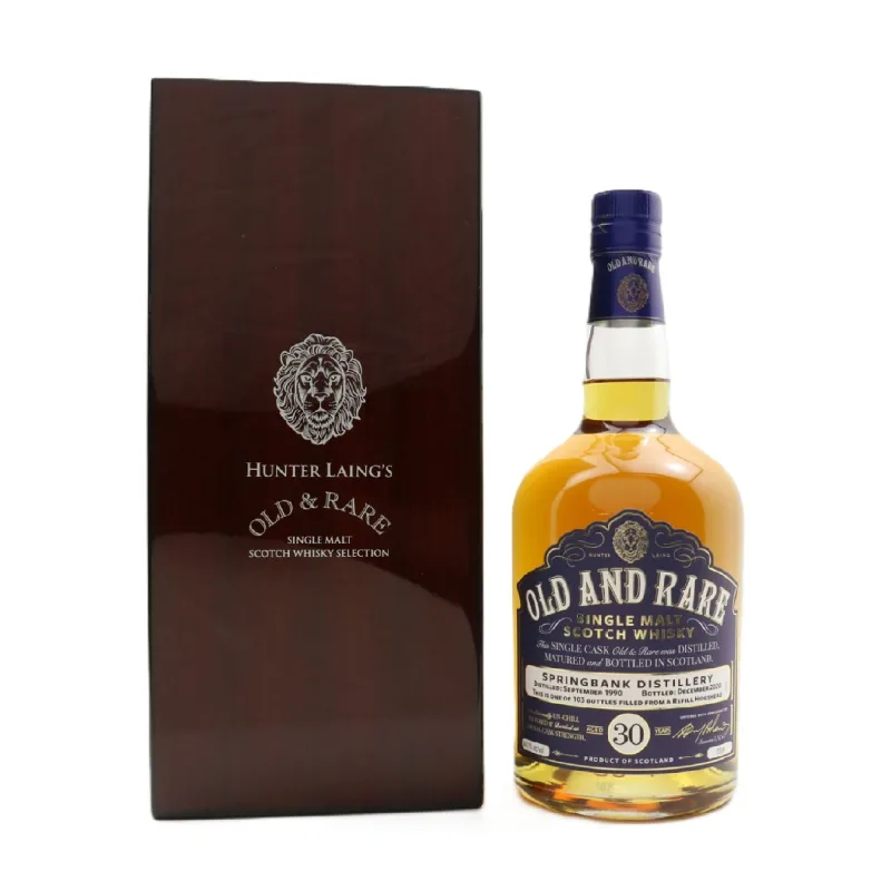 Springbank – 30 Year Old 1990 Hunter Laing Old & Rare Single Bourbon Cask (70cl, 76%)