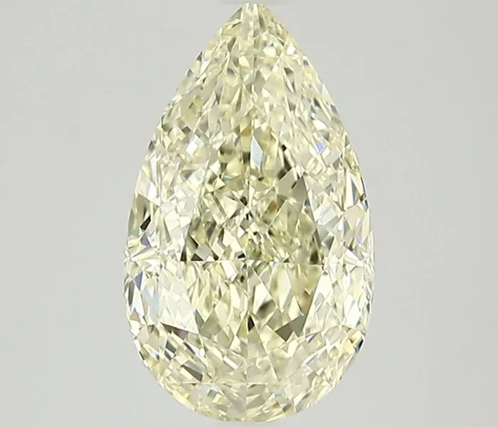 1 pcs Diamond (Natural) - 1.75 ct - Pear - VVS2 - Gemological Institute of America (GIA) - W - X