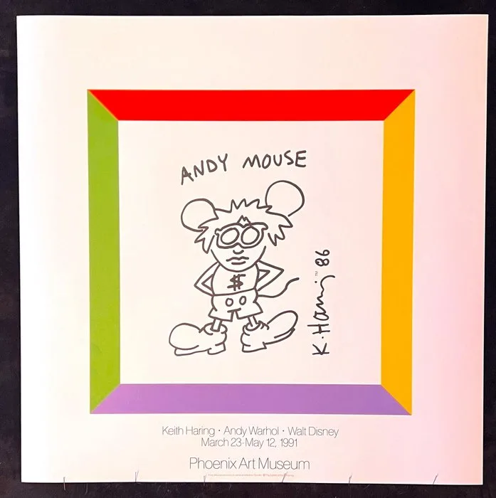 Keith Haring - Andy Mouse - 1990s