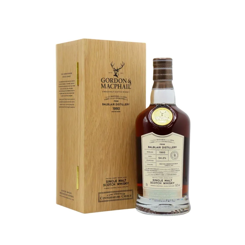 Balblair – 30 Year Old 1993 Gordon & MacPhail Connoisseurs Single 1st Fill Sherry Puncheon #1963