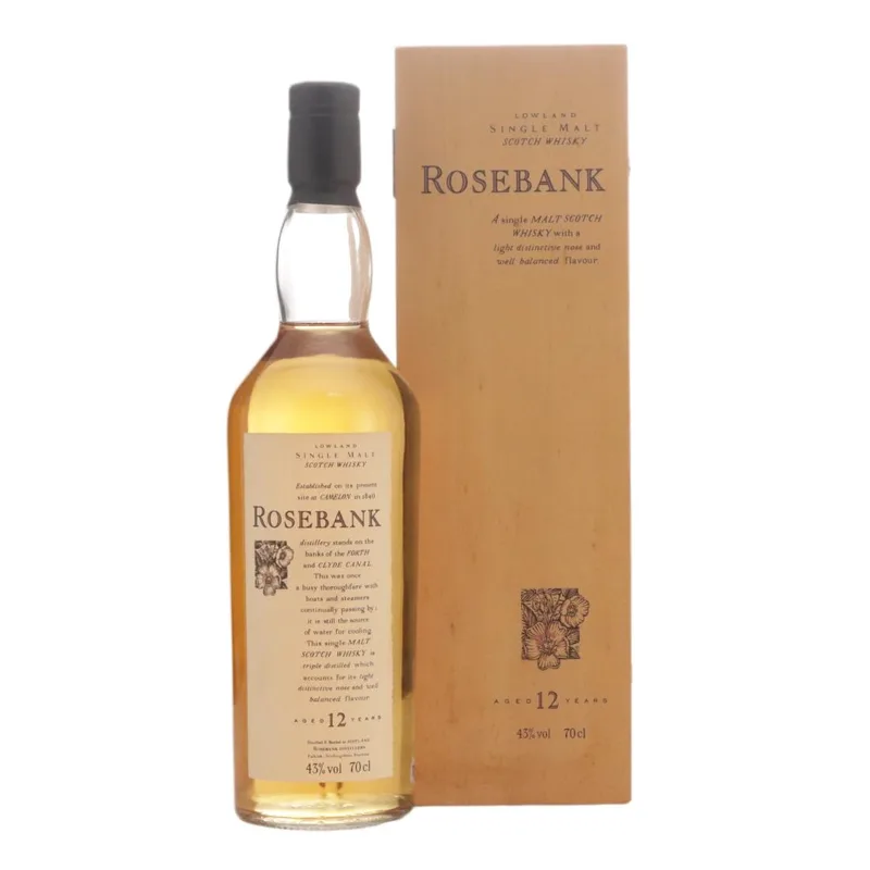 Rosebank – Flora & Fauna 12 Year Old - Wooden Box (70cl, 43.00%)