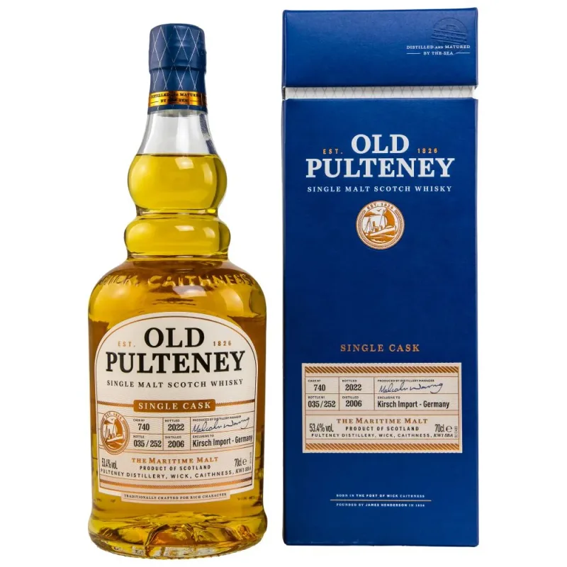 Old Pulteney – 15 Year Old 2022 Single Cask #740