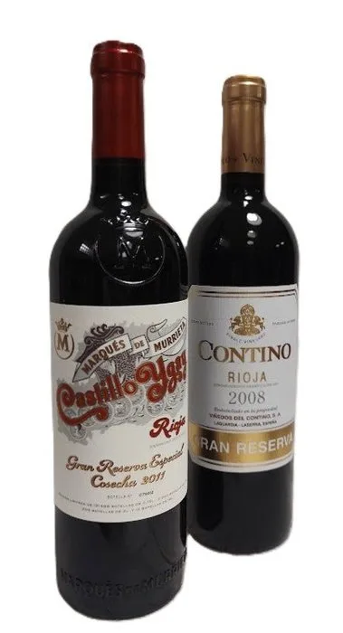 2011 Marqués de Murrieta, Castillo Ygay & 2008 Contino, gran reserva - Rioja Gran Reserva Especial - 2 Bottles (0.75L)