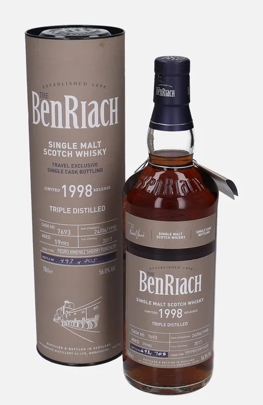 Benriach – 1998 19 Year Old (70cl, 56.8%)
