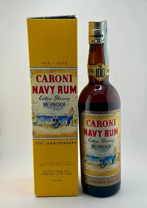 Caroni LM&V - 100th Anniversary Replica - Navy Rum 90° Proof - b. 2018 - 70cl