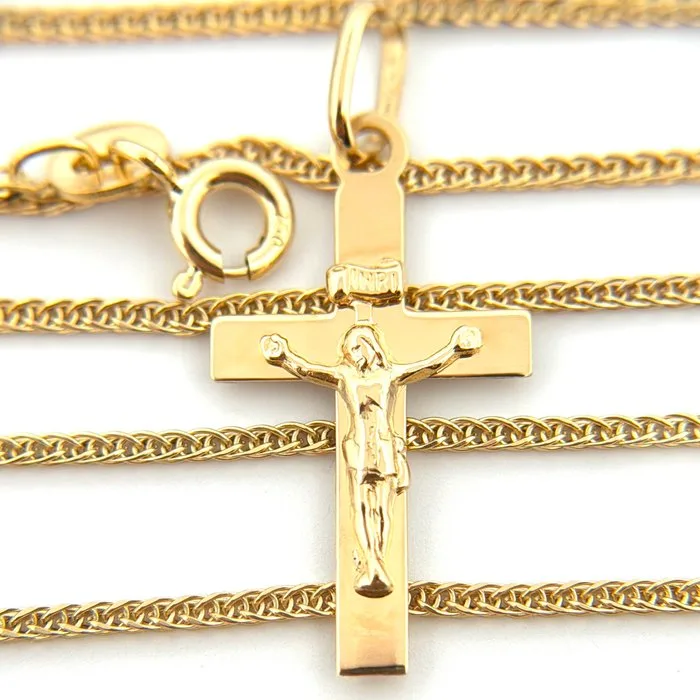 Necklace - 18 kt. Yellow gold - Croce