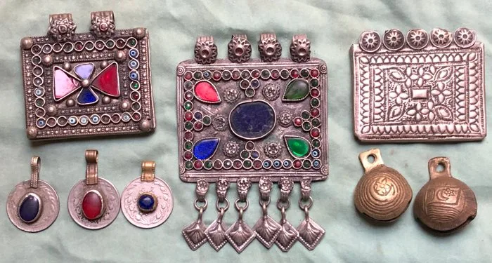metal glass - Pendant - Kuchi Pendants and bells