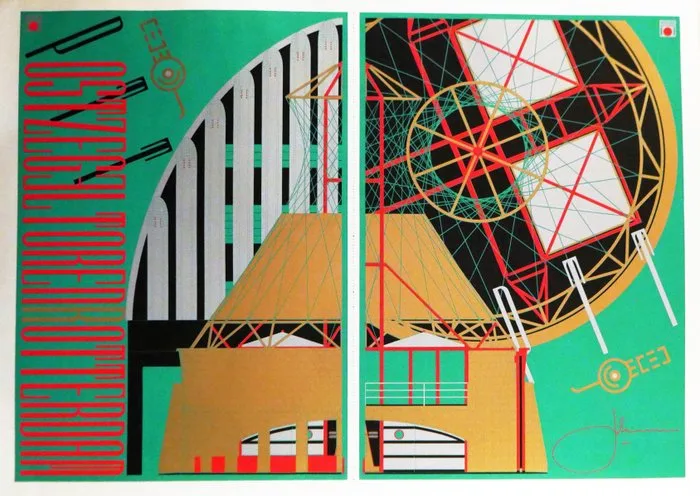 Jo Coenen - Ontwerp P. T. T. - Postzegeltoren Rotterdam - 1980s