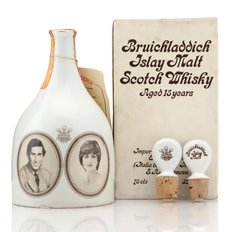 Bruichladdich – 15 Year Old To Celebrate the Wedding of Prince Charles & Lady Diana - Ceramic Decanter