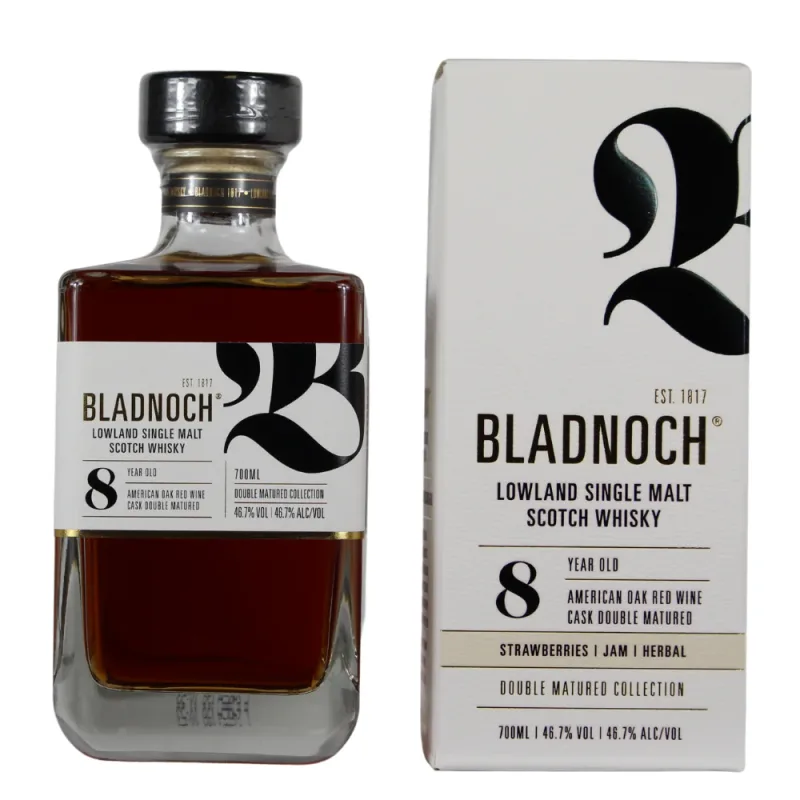 Bladnoch – 8 Year Old American Oak & Red Wine Cask Double Matured
