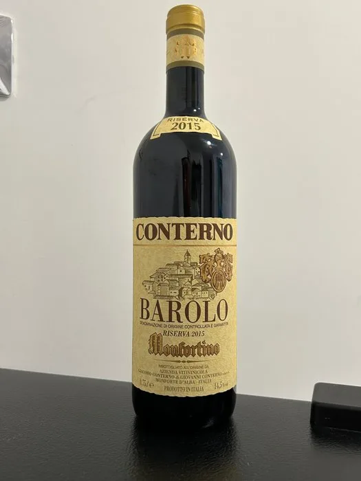 2015 Giacomo Conterno Monfortino - Barolo Riserva - 1 Bottle (0.75L)