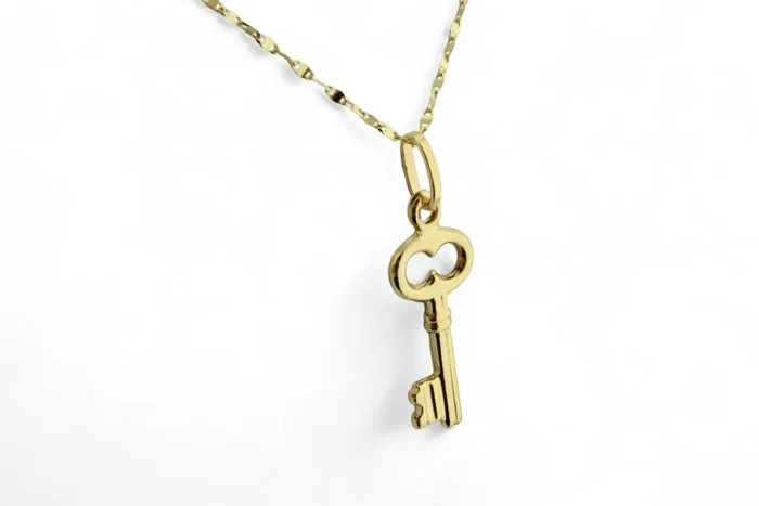 Necklace with pendant - 18 kt. Yellow gold
