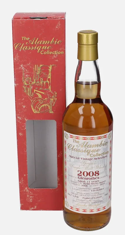 Glenrothes – 2008 11 Year Old Alambic Classique Special Vintage Selection (70cl, 64.7%)