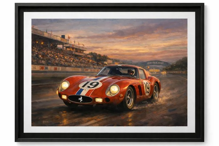 Wow, check out this Ferrari 250 GTO (chassis #3705GT) with starting number #19 — Pierre Noblet and - Ferrari - 250 GTO
