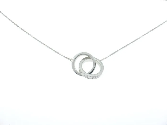Tiffany & Co. - Necklace - 1837 Interlocking Circle 925 Silver