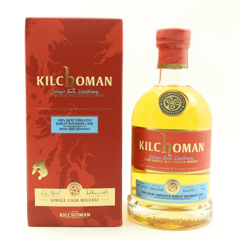 Kilchoman – 2011 Single Cask #490 For Royal Mile Whiskies (70cl, 56.4%)