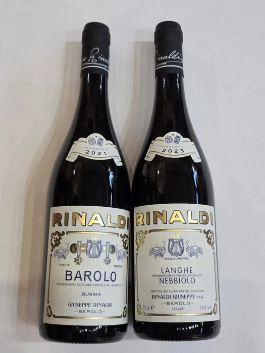 2021 Bussia & 2023 Nebbiolo, Giuseppe Rinaldi - Piedmont - 2 Bottles (0.75L)
