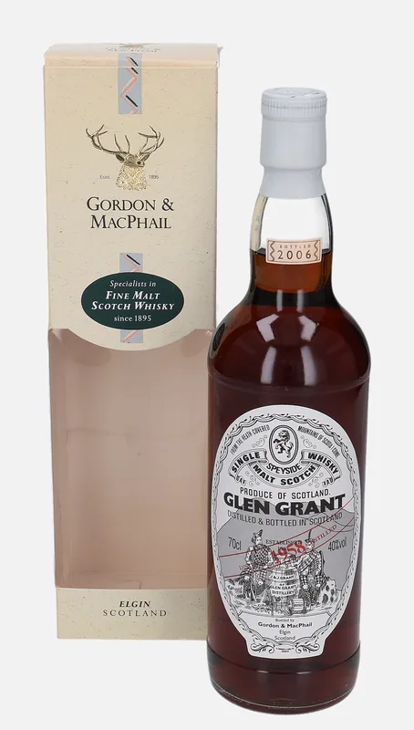 Glen Grant – 1958 Gordon & MacPhail Distillery Labels