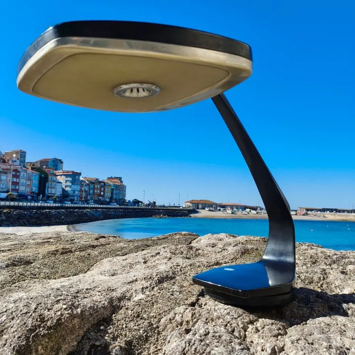 G.E.I. - Luis Pérez de la oliva - Desk lamp - Steel - Model "Desk" - Space Age