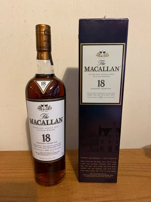 Macallan 1995 18 years old Sherry Oak Casks - 700ml