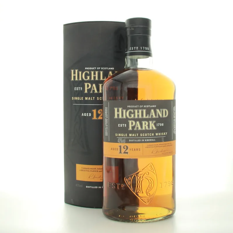 Highland Park 12 Years Old 1lt (2000s Edition) (100cl, 40%)