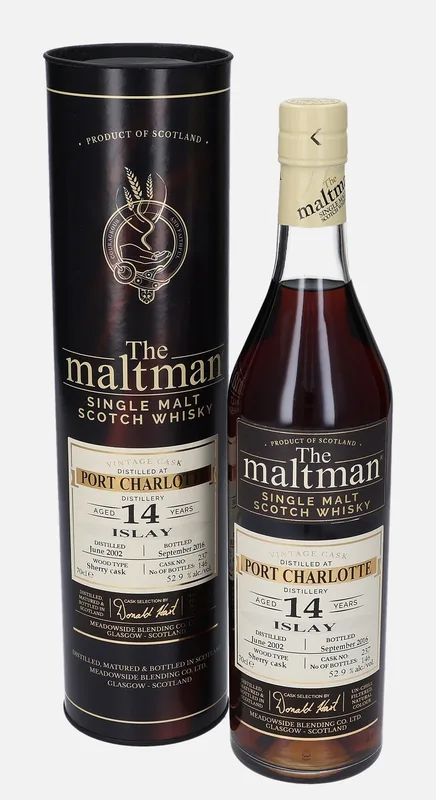 Bruichladdich – 2002 14 Year Old Meadowside Blending Co. The maltman