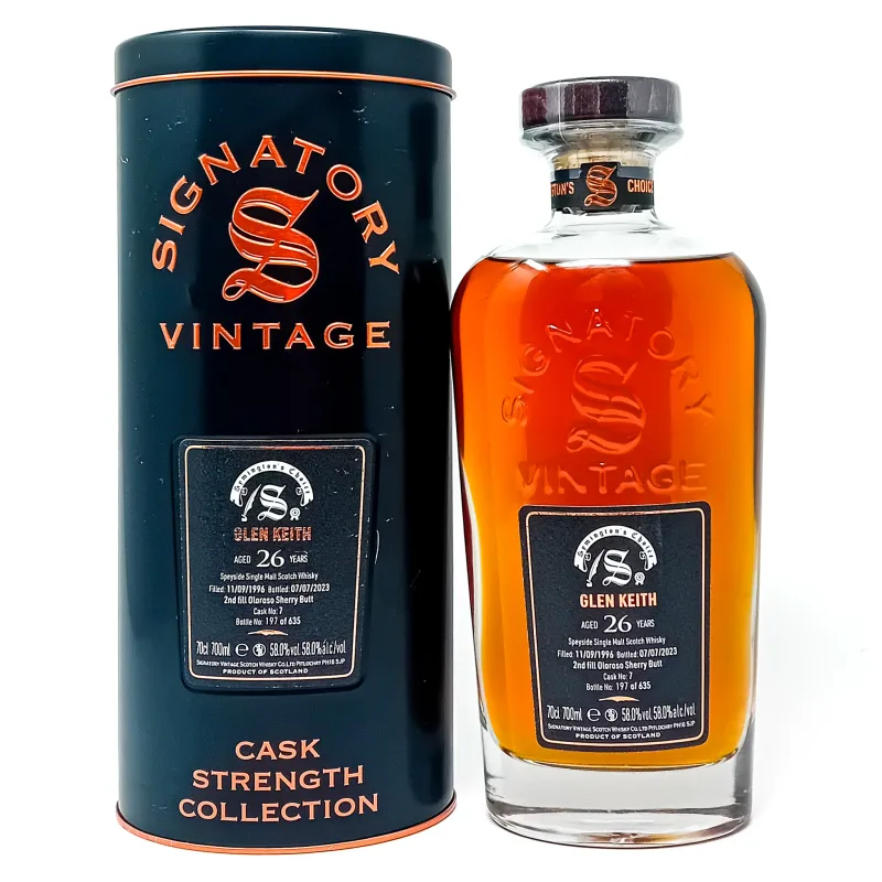 Glen Keith – 1996 26 Year Old Signatory Vintage