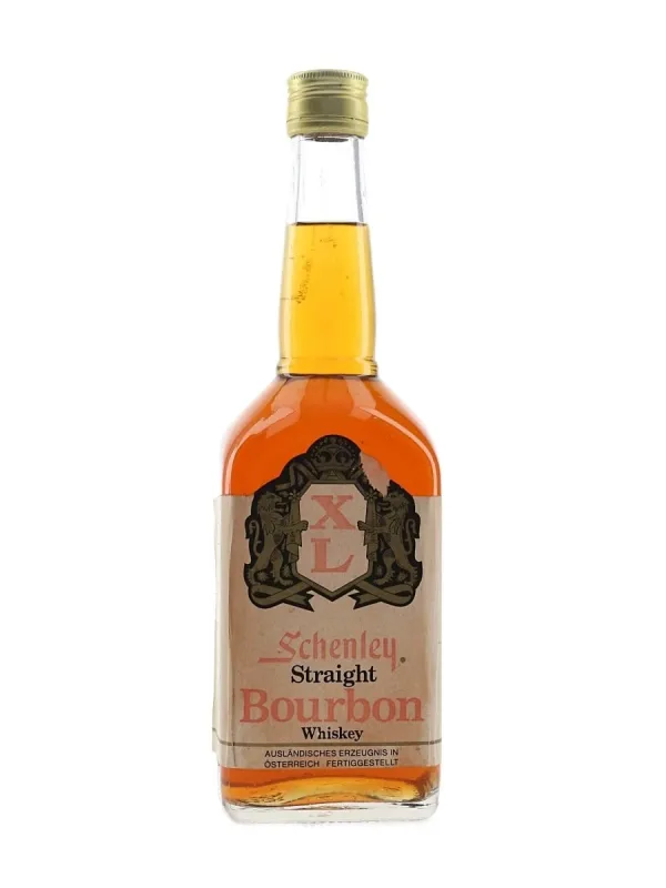 Schenley XL Straight Bourbon Whiskey - 1970s