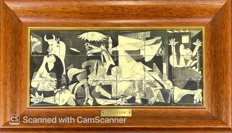 Reproduction Picasso Style Mural