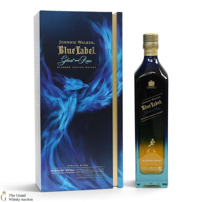 Johnnie Walker – Blue Label - Glenury Royal - Ghost & Rare (70cl, 43.8%)