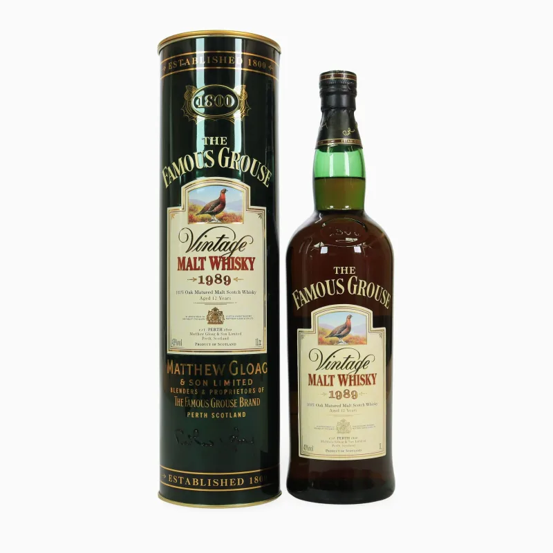 Famous Grouse – 12 Year Old (1989 Vintage) 1 Litre