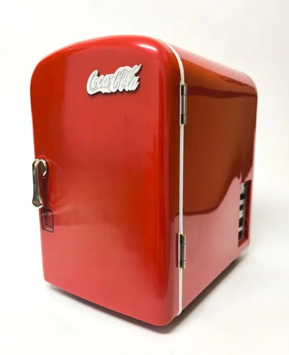 Refrigerator - Metal, Plastic, Steel - Coca-Cola portable fridge