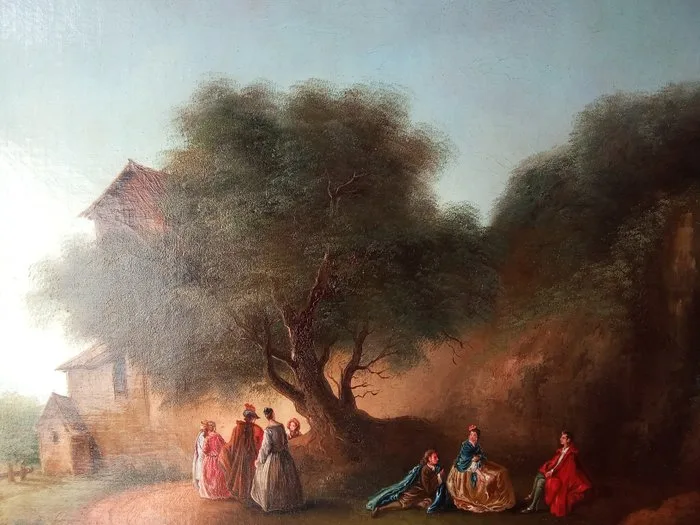 French school (XIX) - Scena bucolica