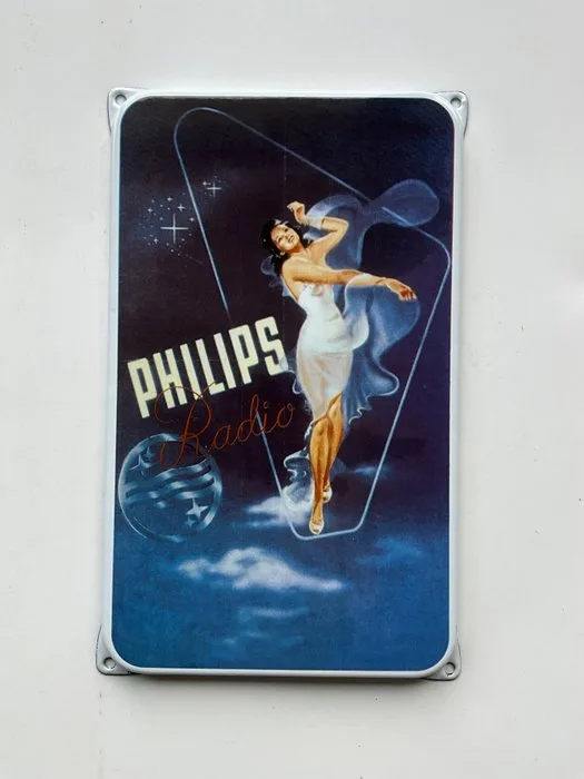 Philips - Philips Radio - Sign - Enamel, Metal