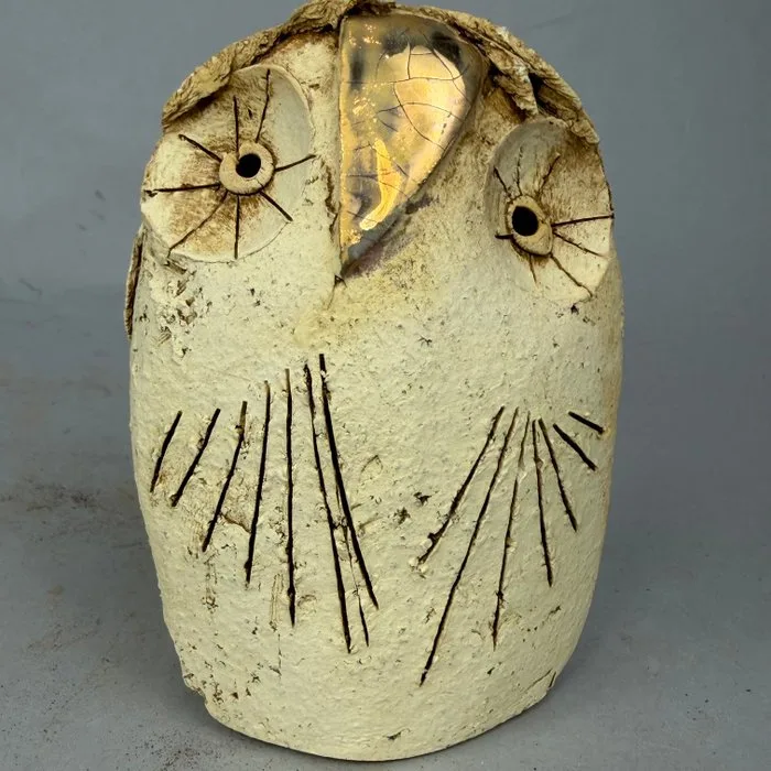 Ewa Budzowska - the owl- with 24carat gold)