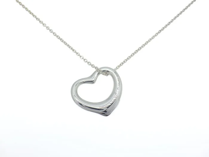 Tiffany & Co. - Necklace - Elsa Peretti Open Heart 925 Silver