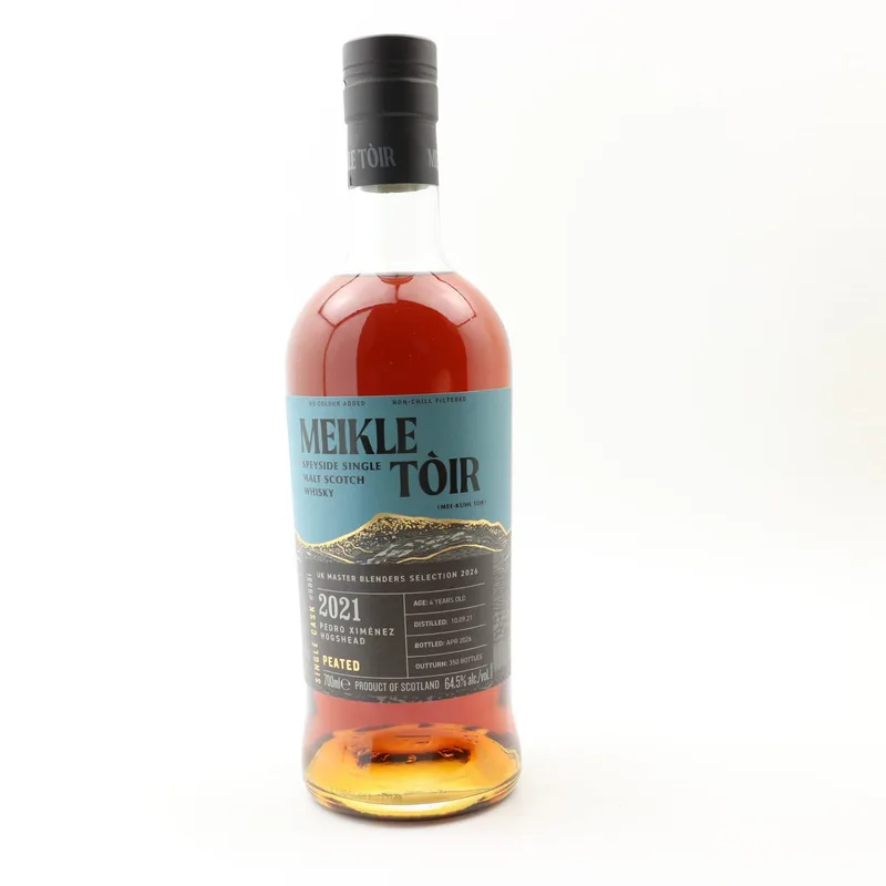 Meikle Toir – 2021 4 Year Old Single Cask #9851 (70cl, 64.5%)