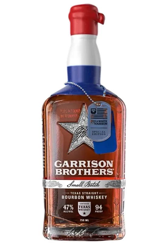 Garrison Brothers Red, White & Blue Small Batch Texas Straight Bourbon Whiskey