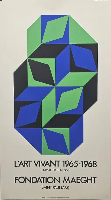 Victor Vasarely (1906-1997) - L'art vivant 1965/1968 - Maeght