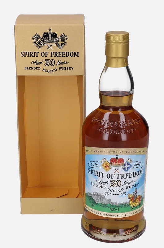 Spirit of Freedom – 30 Year Old (70cl, 46%)