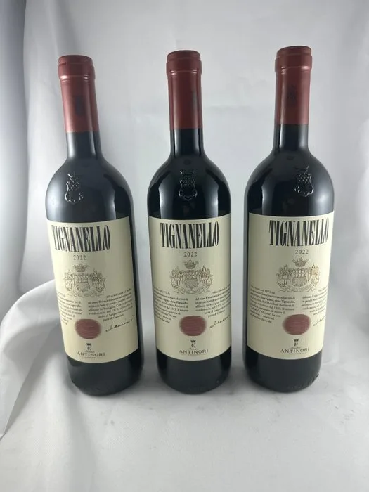 2022 Marchesi Antinori, Tignanello - Tuscany IGT - 3 Bottles (0.75L)
