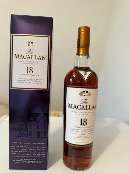 Macallan 1994 18 years old Sherry Oak Casks - 700ml