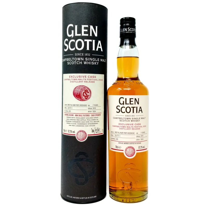 Glen Scotia – 2016 7 Year Old Exclusive Cask Campbeltown Malts Festival 2024