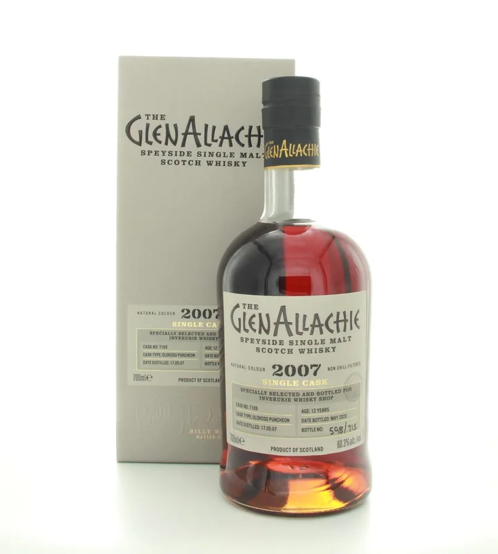 GlenAllachie 2007 Single Cask #7169 12 Year Old