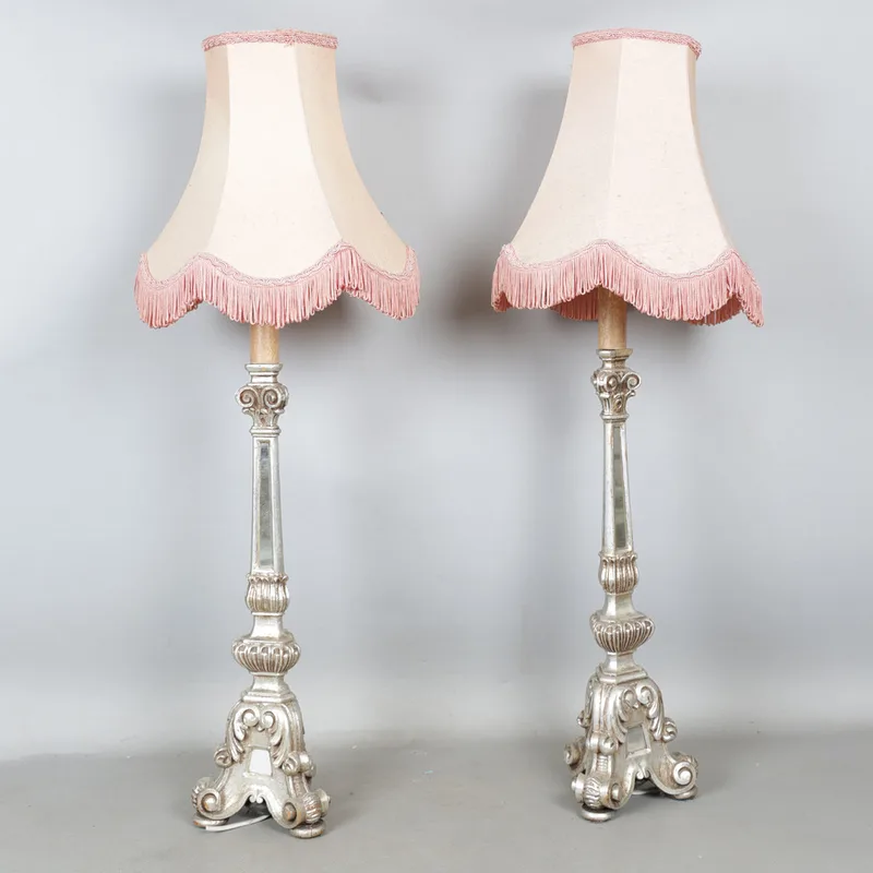 A Pair of Rococo Style Lamps (2)