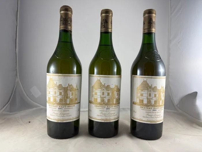 2001 Chateau Haut-Brion Blanc - Bordeaux Grand Vin de Graves - 3 Bottles (0.75L)