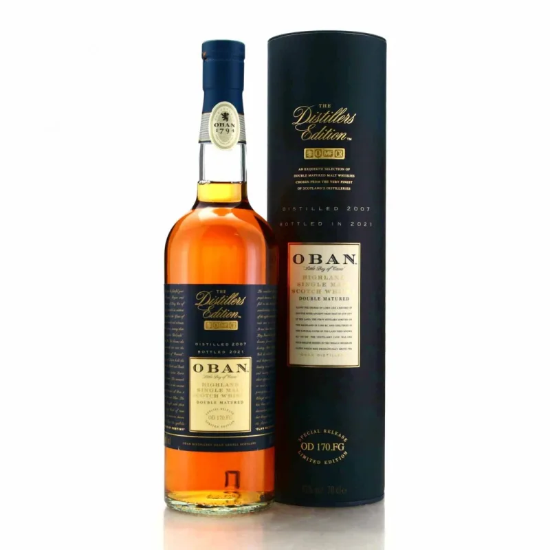 Oban – Distillers Edition Double Matured Highland Single Malt Whisky, Distilled 2007, Bottled 2021