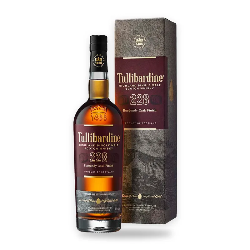 Tullibardine – 228 Burgundy Cask Finish (70cl)