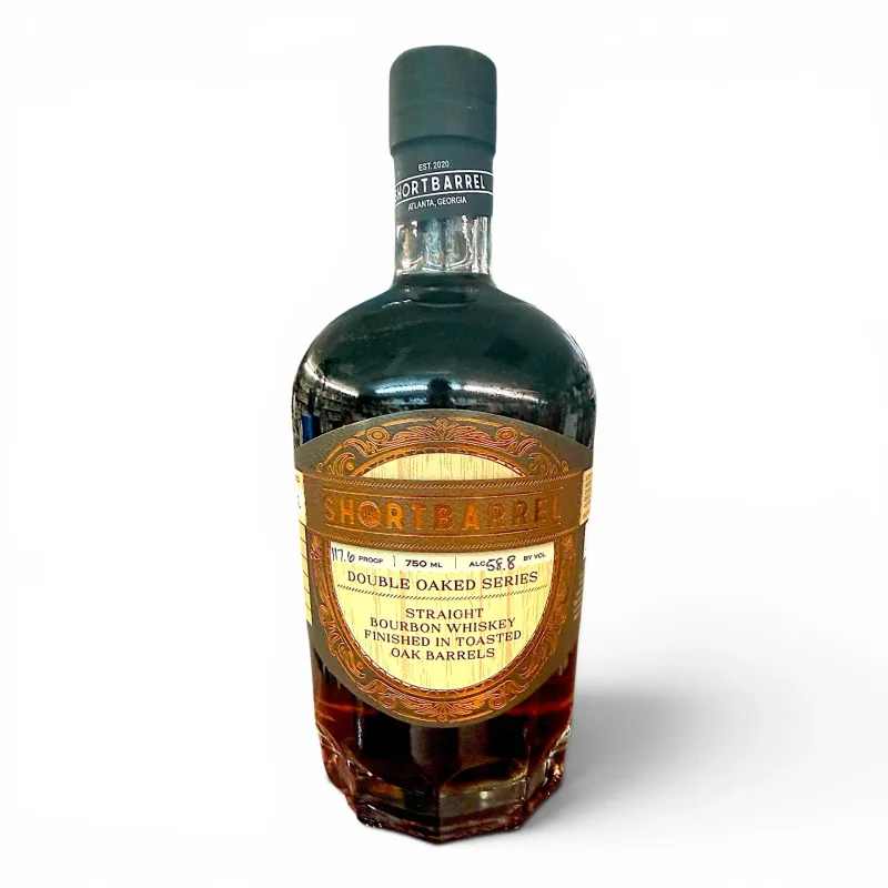 Shortbarrel Double Oaked Series Barrel Strength Straight Bourbon Whiskey Finished in Toasted Oak Barrels (2026) (75cl, 58.8%)
